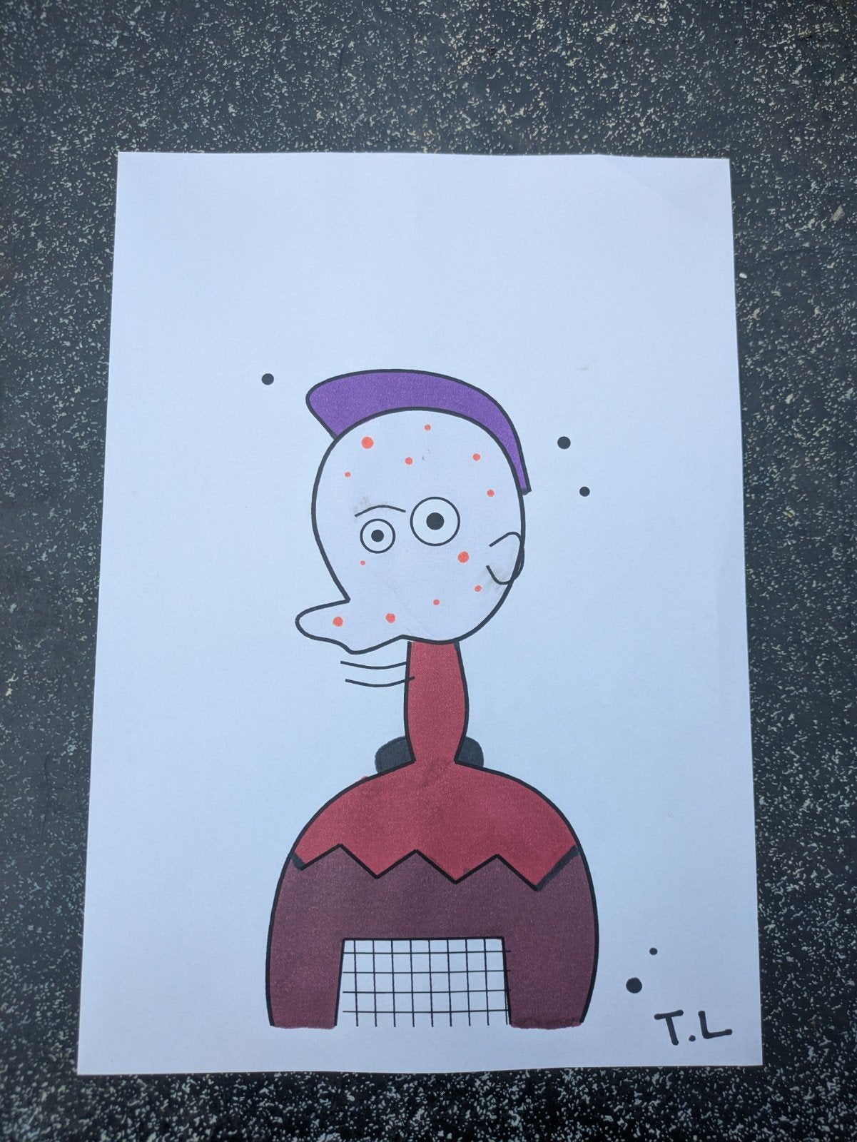 Digitale Kunst Ingekleurd 2, Ophalen, Tekening, Overige technieken, Gesigneerd