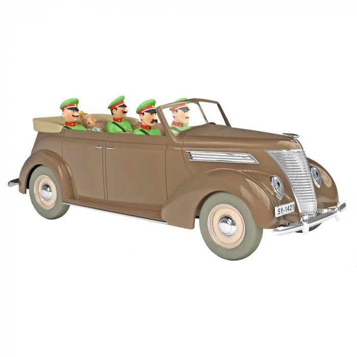 Kuifje Auto 1:24 De Ford Cabriolet 1937 uit De Scepter van O, Niet ingevuld, Zo goed als nieuw, Niet ingevuld, Niet ingevuld