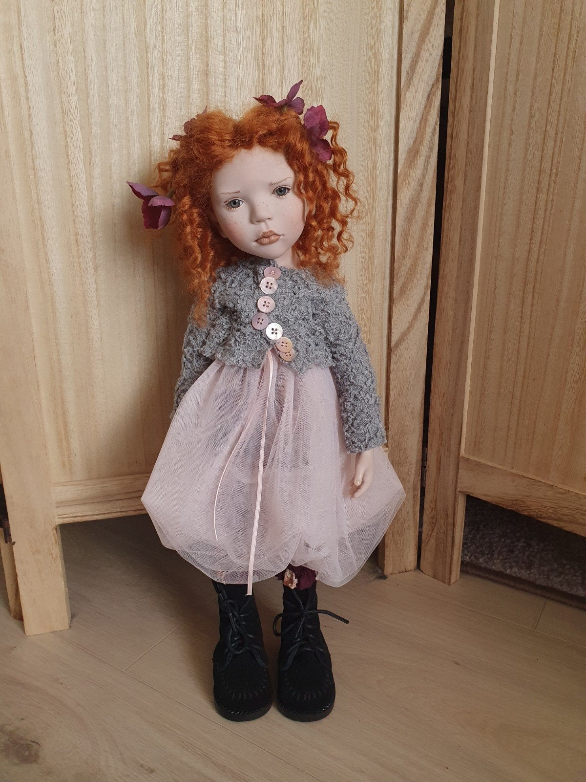 Zwergnase Coline 45cm Artdoll, Verzamelen, Poppen, Ophalen of Verzenden, Zo goed als nieuw, Pop