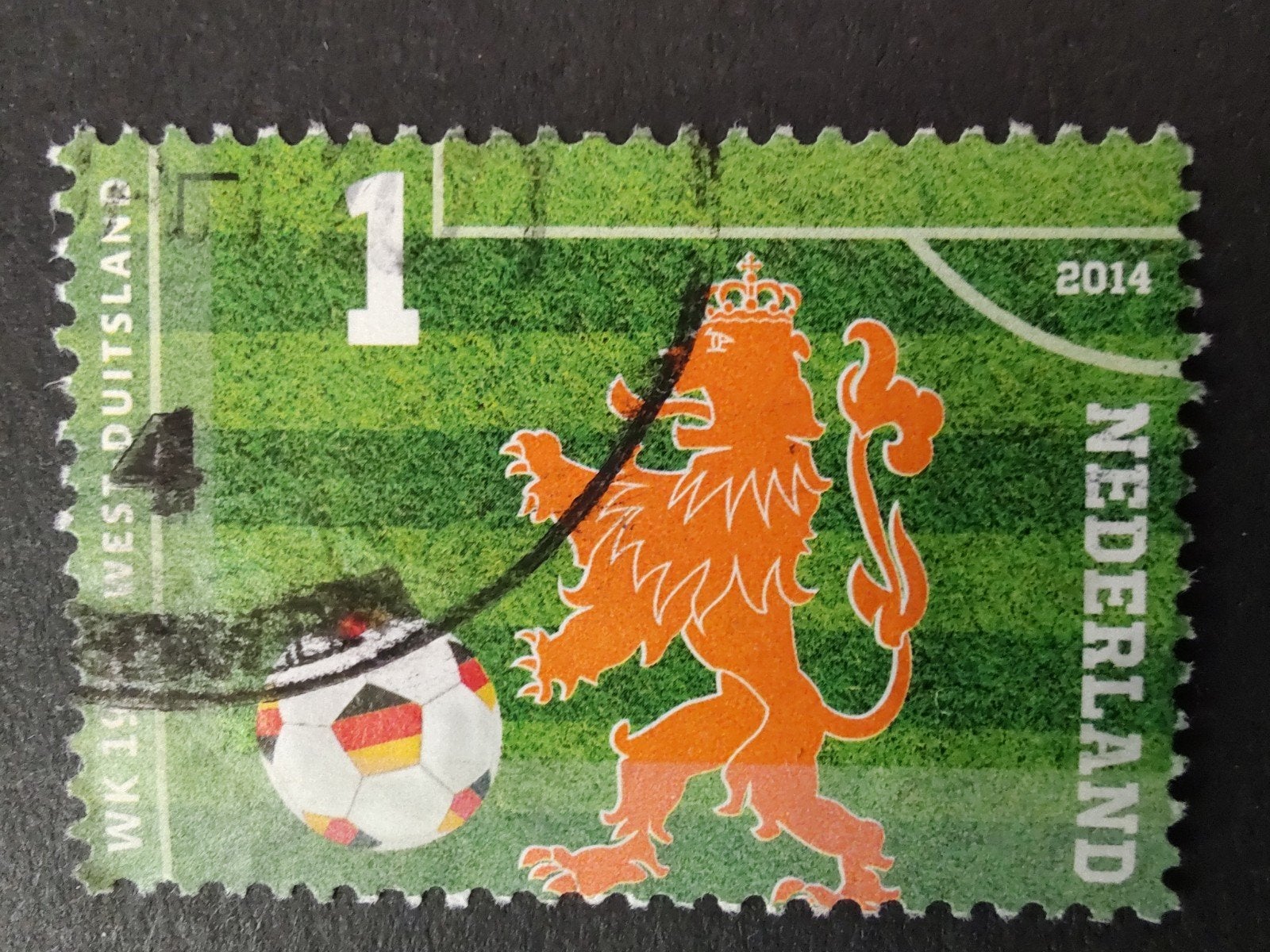 3189 1974 West Duitsland 2014 oranje op wk voetbal, Ophalen of Verzenden