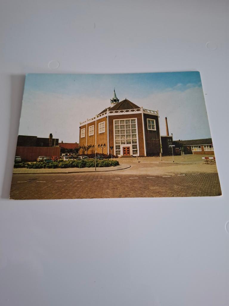 Oude Ansichtkaart Immanuel Kerk Maassluis, Verzamelen, Ophalen of Verzenden, 1960 tot 1980, Ongelopen, Zuid-Holland
