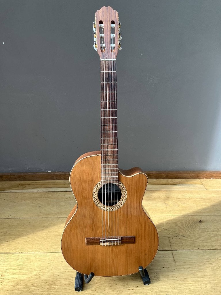 Juan Salvador - (Nylon) met Fishman-Pickup, Ophalen, Zo goed als nieuw, Klassieke of Spaanse gitaar, Met (piezo-)element