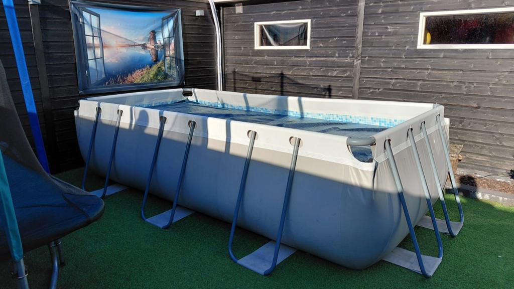 Avenli opzet zwembad 4,0 × 2,0 × 1,0 m, Ophalen, Gebruikt, 200 tot 300 cm, Rechthoekig