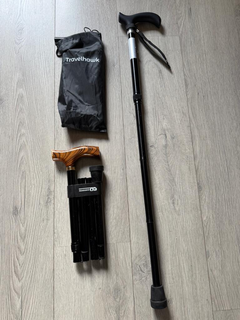 Wandelstokken, Ophalen, Opvouwbaar, Gebruikt