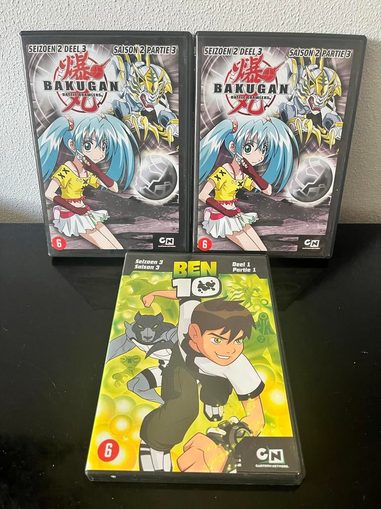 Bakugan & Ben 10 DVD’s - Seizoenen 2, 3 en 3, Cd's en Dvd's, Gebruikt, Tekenfilm, Anime (Japans), Boxset