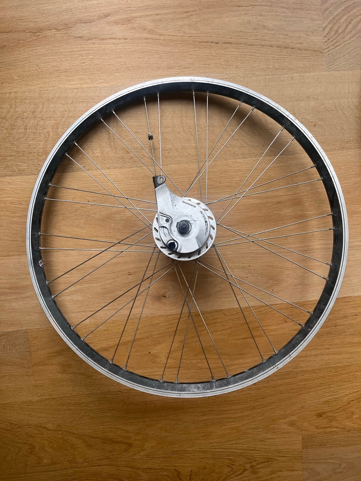 28 inch achterwiel met Shimano Nexus 7-speed naaf, Ophalen of Verzenden, Gebruikt, Stadsfiets, Wiel