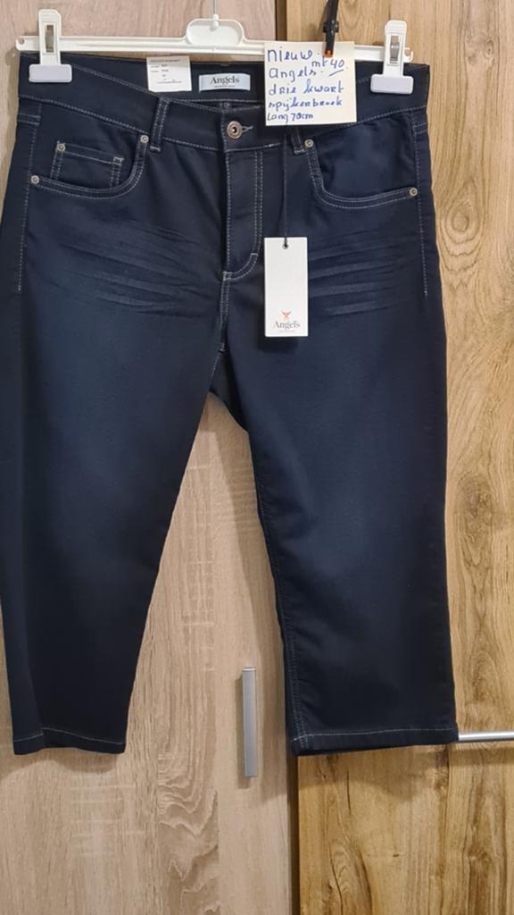 Nieuwe Angels driekwart spijkerbroek maat 40, Blauw, Nieuw, Ophalen of Verzenden, W30 - W32 (confectie 38/40)