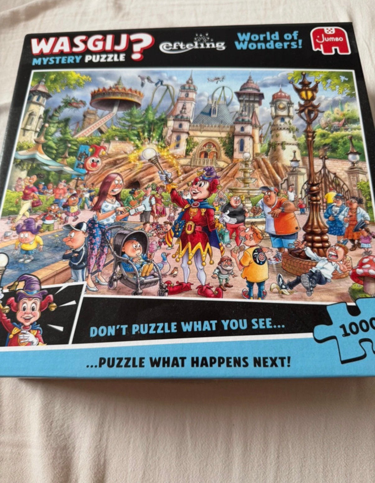 Wasgij efteling puzzel, Ophalen, 500 t/m 1500 stukjes, Zo goed als nieuw
