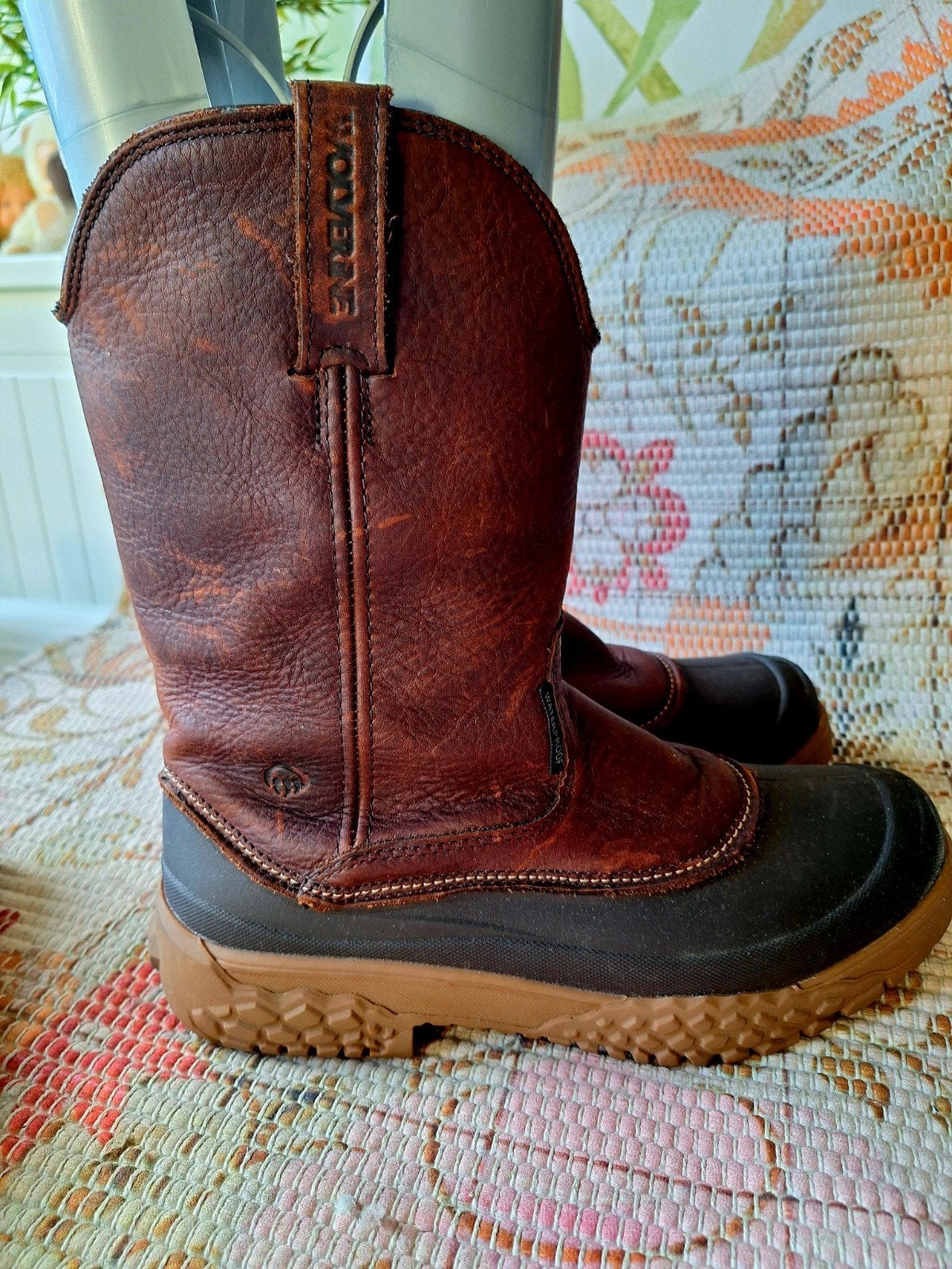 Laarzen maat 43 half bruin  wolverine waterproof, Bruin, Boots, Ophalen of Verzenden, Gedragen