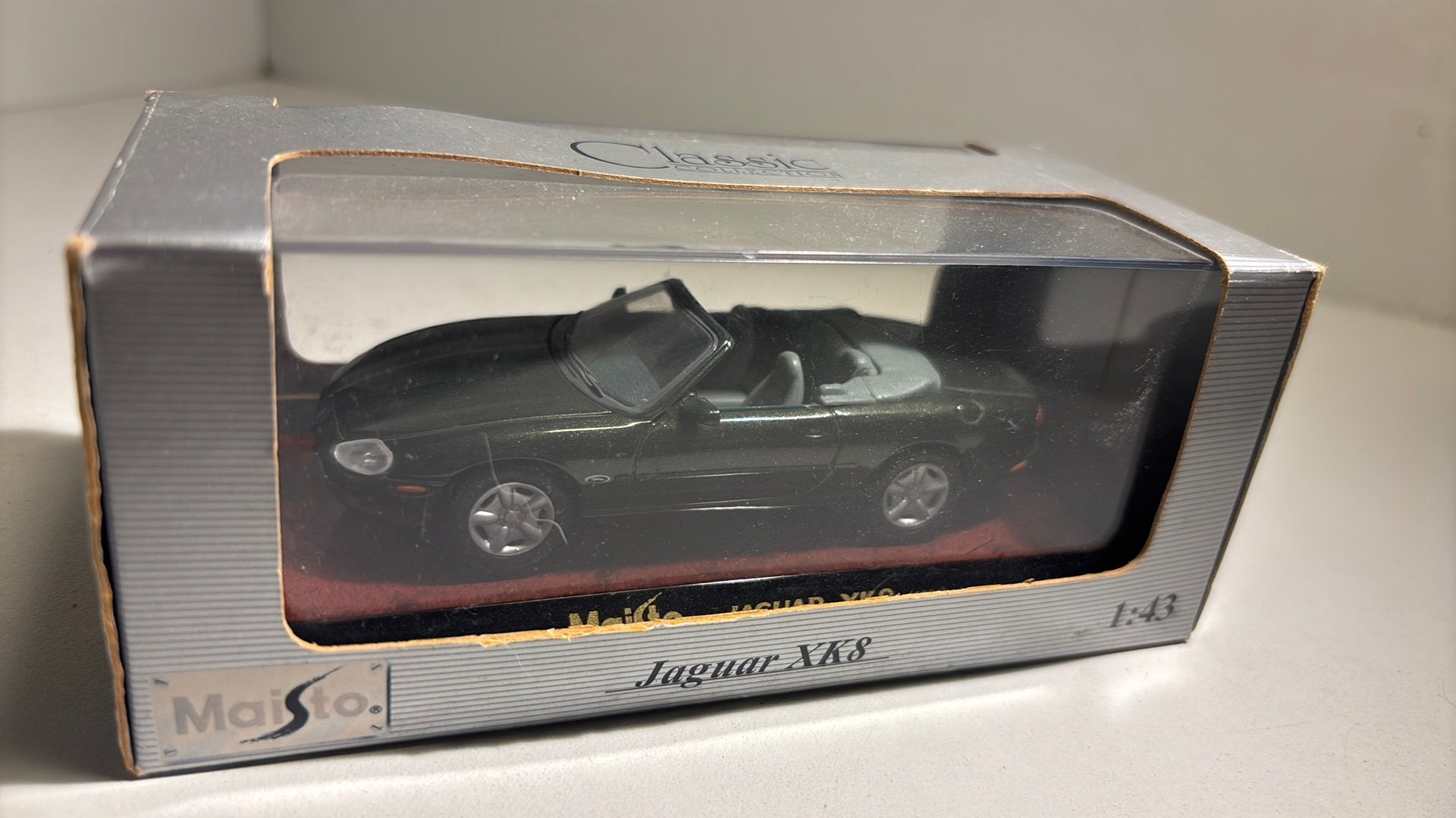 Jaguar xk8 maisto 1.43, Overige merken, Auto, Ophalen of Verzenden, A