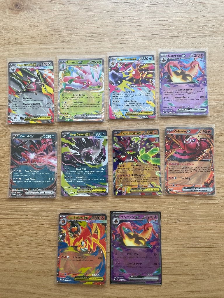 Pokemon EX kaarten verschillende sets, Ophalen of Verzenden, Zo goed als nieuw, Meerdere kaarten