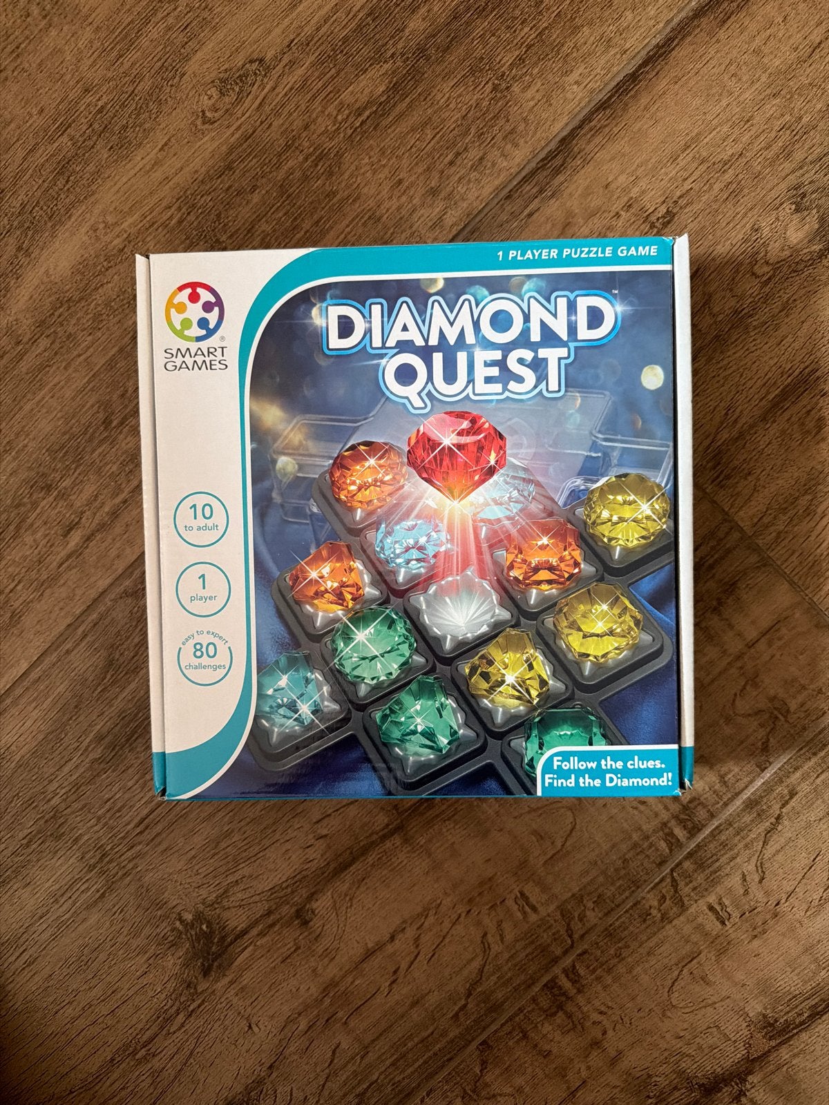 SmartGames Diamond Quest & Magnetic Travel Magic Forest, Ophalen of Verzenden, Minder dan 500 stukjes, Zo goed als nieuw, Overige typen