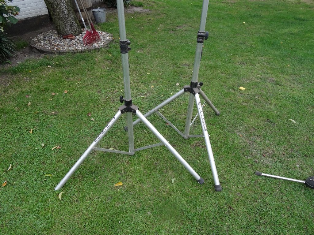 box statieven aluminium, Muziek en Instrumenten, Standaards, Ophalen, Gebruikt, Instrumentstandaard, Speaker