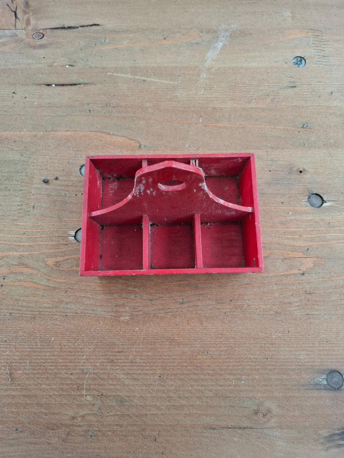 Vintage houten eierrekje met 'Hard' en 'Zacht' opdruk, Antiek en Kunst, Ophalen