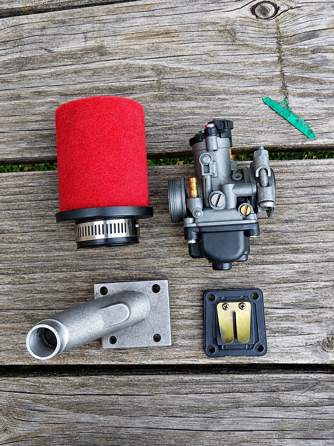 tomos 17.5 mm inlaat set compleet., Fietsen en Brommers, Ophalen of Verzenden, Nieuw, Carburateur, Tomos