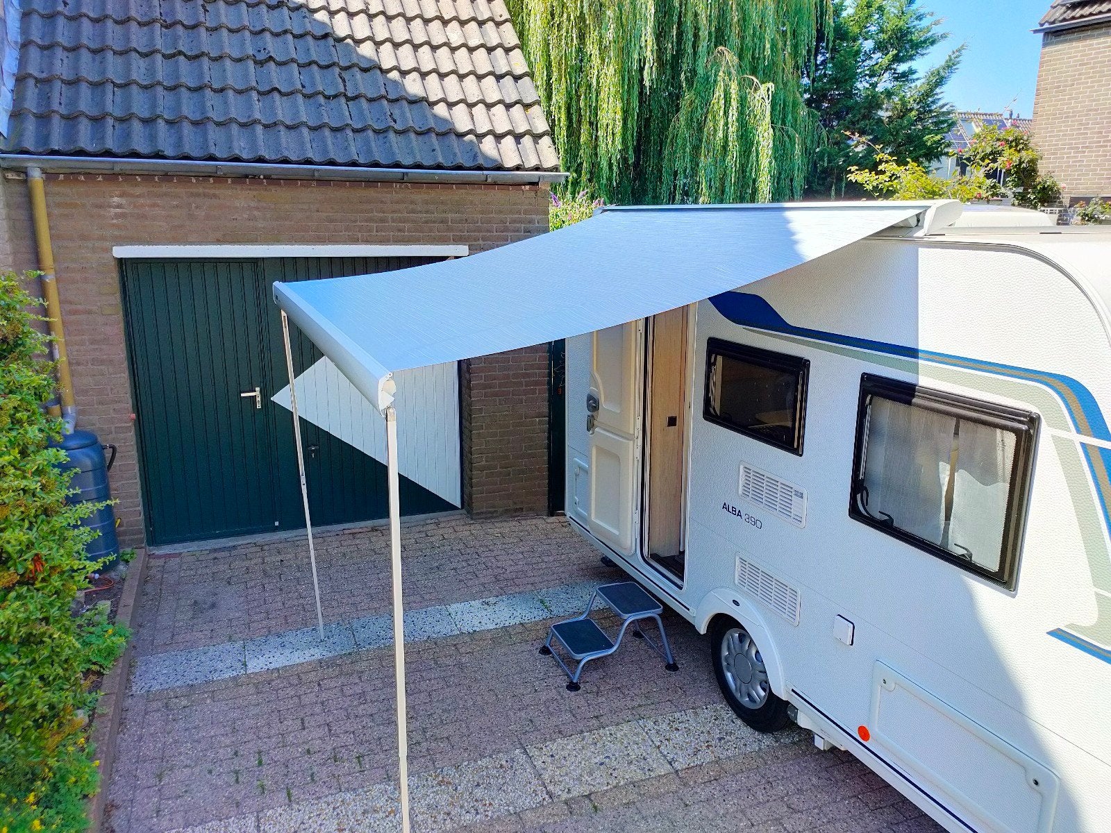 Thule Omnistore 6300 luifel - 260 cm breed, 200 cm uitval, Ophalen, Zo goed als nieuw