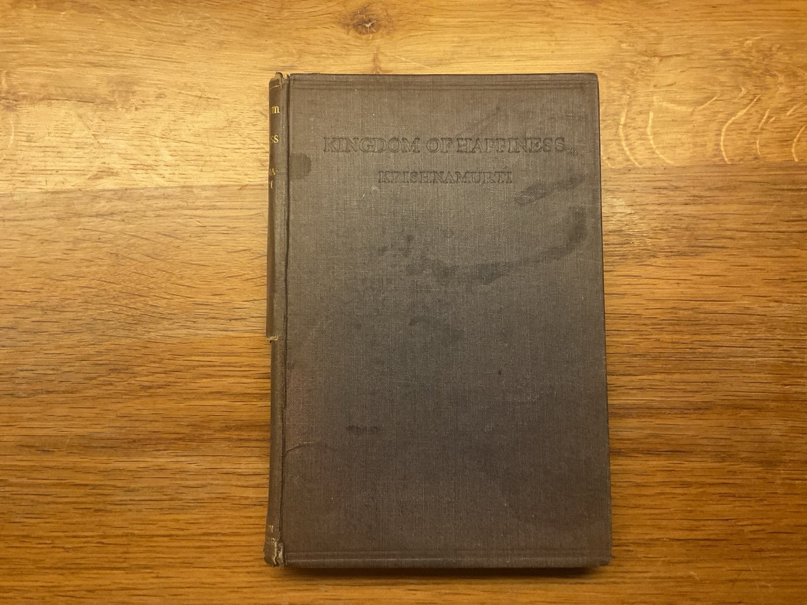 The Kingdom of Happiness - J. Krishnamurti (Eerste Druk), Ophalen of Verzenden, Gelezen, Europa overig