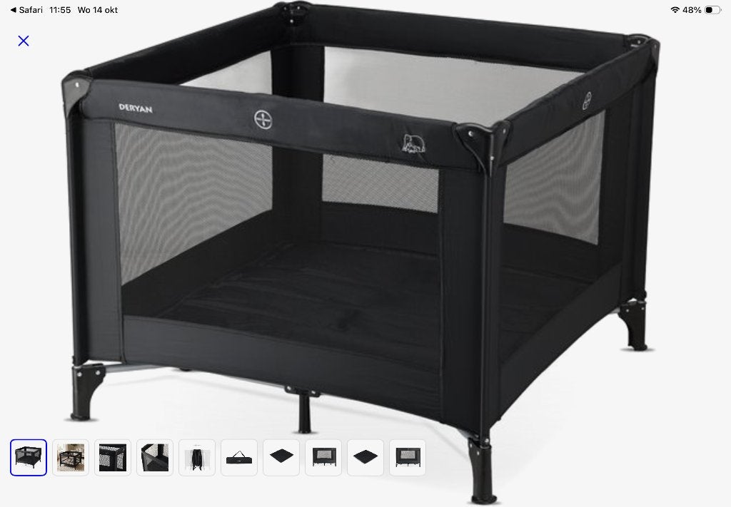 Vierkanten opvouwbare box met matras, Kinderen en Baby's, Ophalen, Zo goed als nieuw, Vierkant, Boxkleed