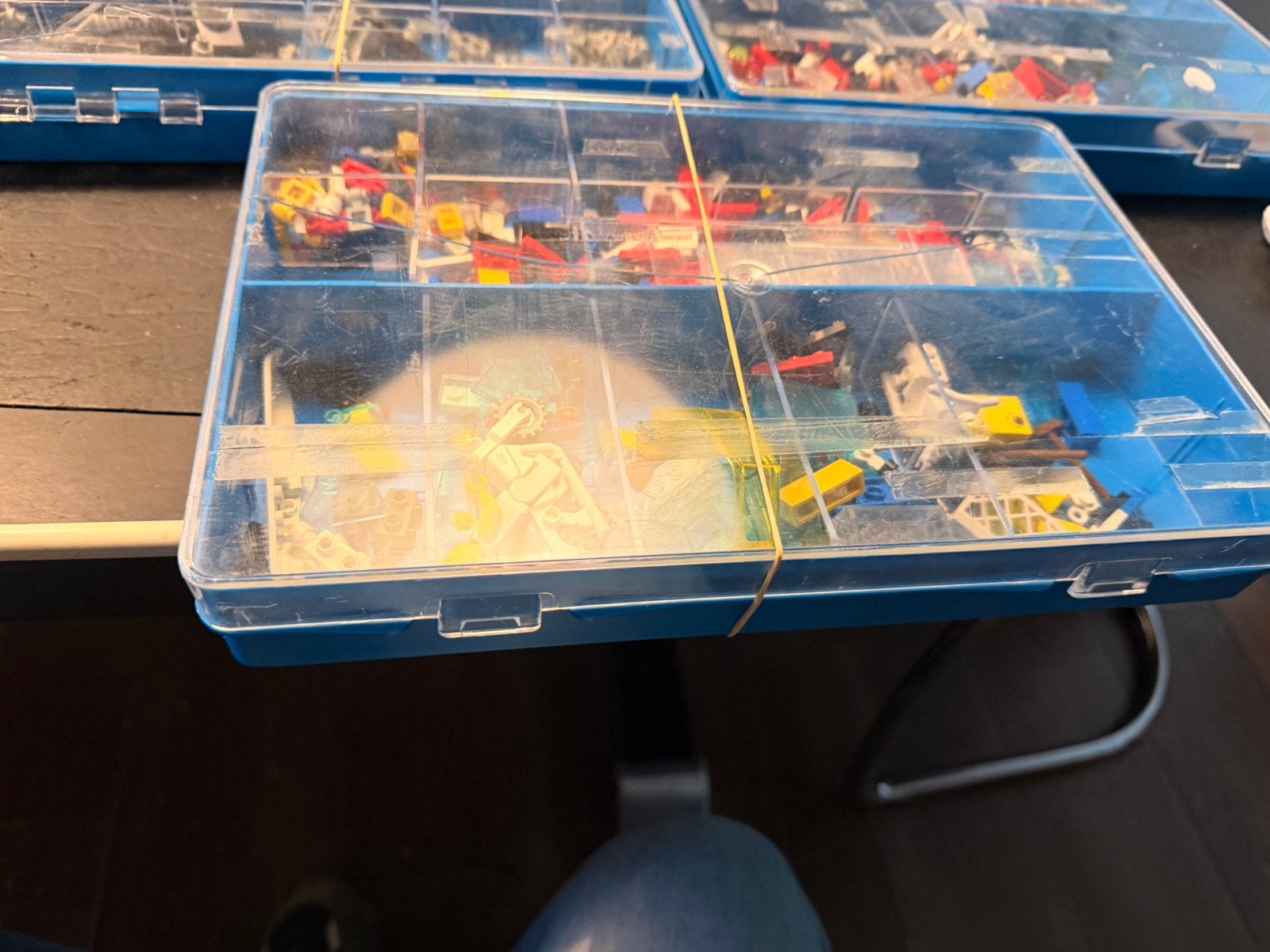 3 plastic dozen met lego onderdelen, Ophalen of Verzenden, Zo goed als nieuw