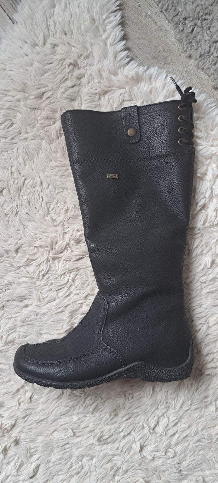 Rieker winterlaars dames maat 36, Ophalen of Verzenden, Zo goed als nieuw, Zwart, Sneakers of Gympen