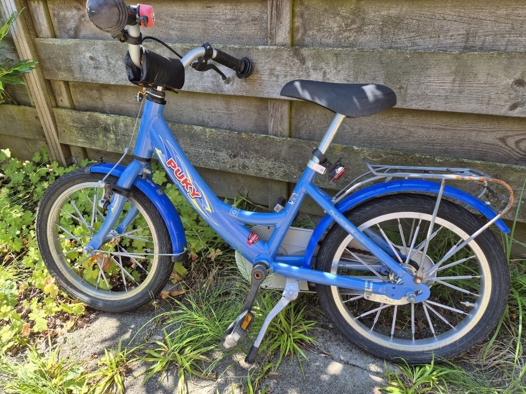 Puky kinderfiets 18 inch blauw, Fietsen en Brommers, Fietsen | Kinderfietsjes, Ophalen, Gebruikt, 16 tot 20 inch, Puky