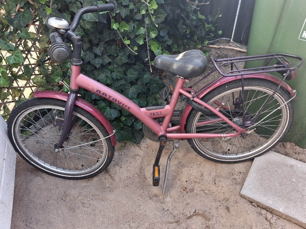 Batuvus kinderfiets, Ophalen, Terugtraprem, Zijwieltjes, Gebruikt