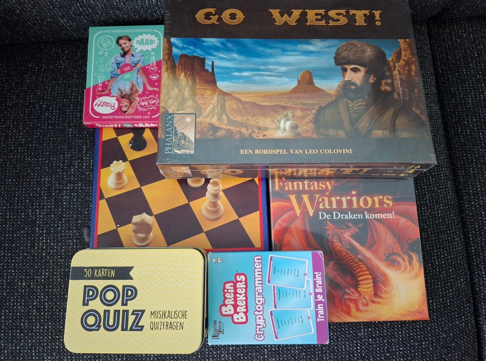 Spellenpakket: 10x Boardgames/uitbreidingen, Een of twee spelers, Ophalen of Verzenden, Gebruikt, Parker, Horn Abbot International, Phalanx