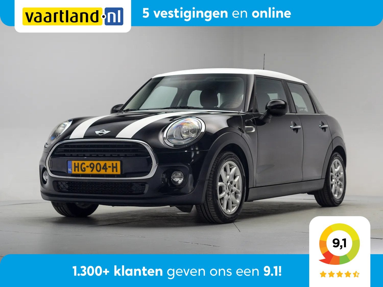 MINI Cooper 1.5 Cooper Business [ Cruise Navi Airco ], Auto's, 21 km/l, 136 pk, Gebruikt, Origineel Nederlands
