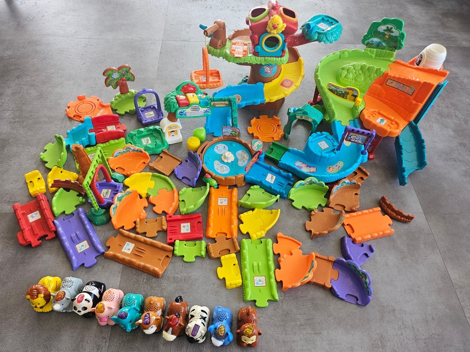 VTech Zoef Zoef Dieren speelset, Ophalen, Gebruikt, Auto, Met licht