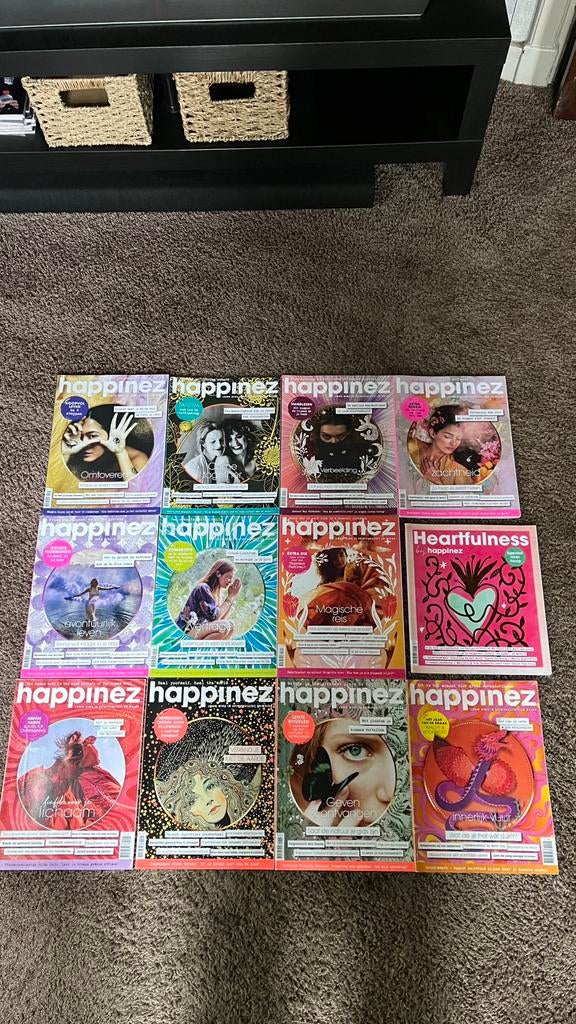 12 Happinez tijdschriften, Ophalen of Verzenden, Zo goed als nieuw, Lichaam en Geest