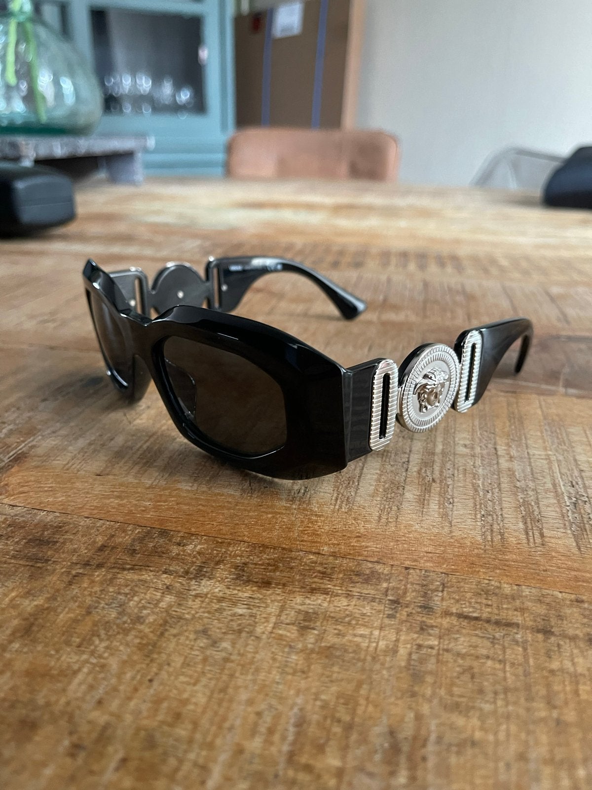 Versace Zonnebril OVE4425U - Zwart, Zo goed als nieuw, Zonnebril, Zwart, Gianni Versace, Ophalen of Verzenden