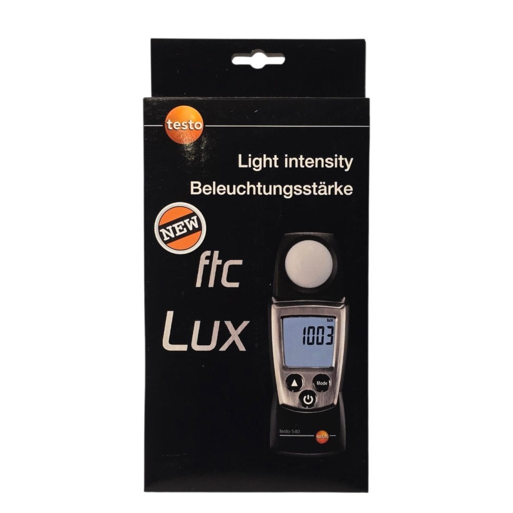 Testo 540 lichtsterktemeter | Nieuw, Testo, Nieuw, Support@testo.com, Testo AG, Testo-Str. 1, 
79853 Lenzkirch
Germany