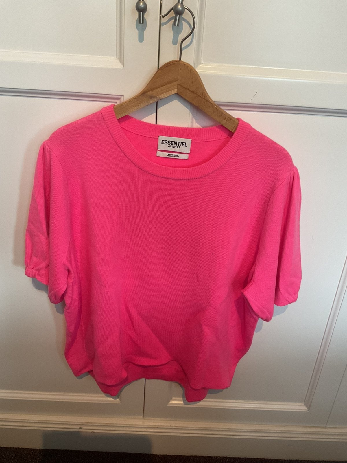 Essentiel Antwerp roze trui maat L, Ophalen of Verzenden, Zo goed als nieuw, Maat 42/44 (L), Roze