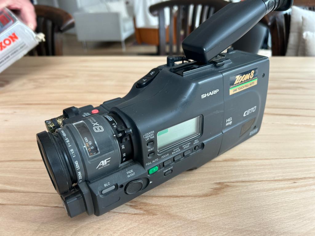 SHARP videorecorder, Ophalen