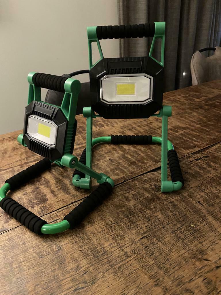 Oplaadbare LED werklampen ACTIE, Ophalen of Verzenden, Zo goed als nieuw