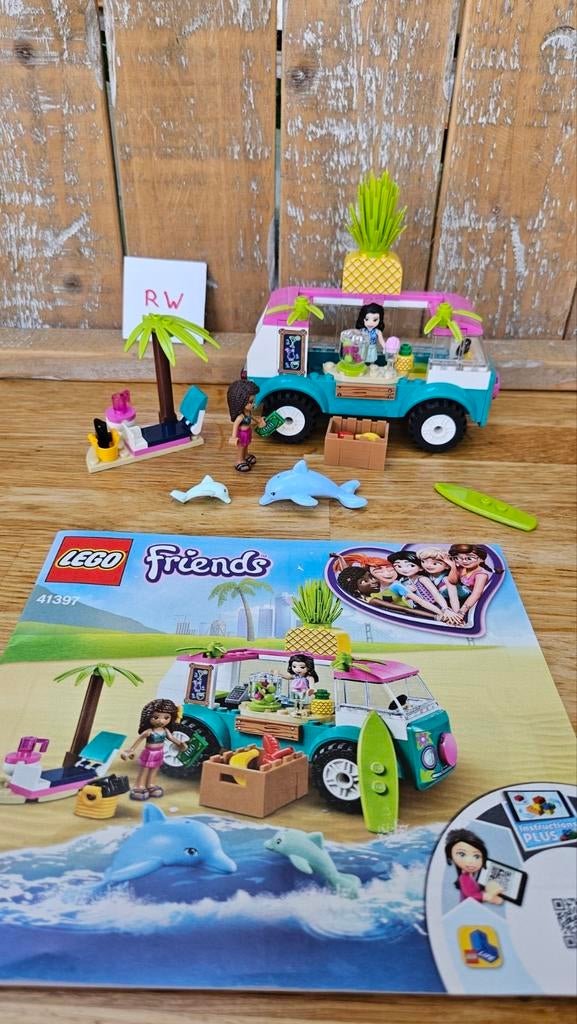 Lego Friends 41397 Sapwagen - Compleet!, Ophalen of Verzenden, Zo goed als nieuw, Complete set, Lego