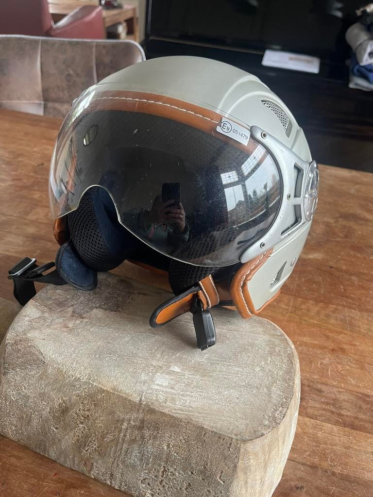 Vintage Helm Maat S (55-56) - ECE R22-05 Goedgekeurd, Fietsen en Brommers, Ophalen of Verzenden, Gebruikt, Small