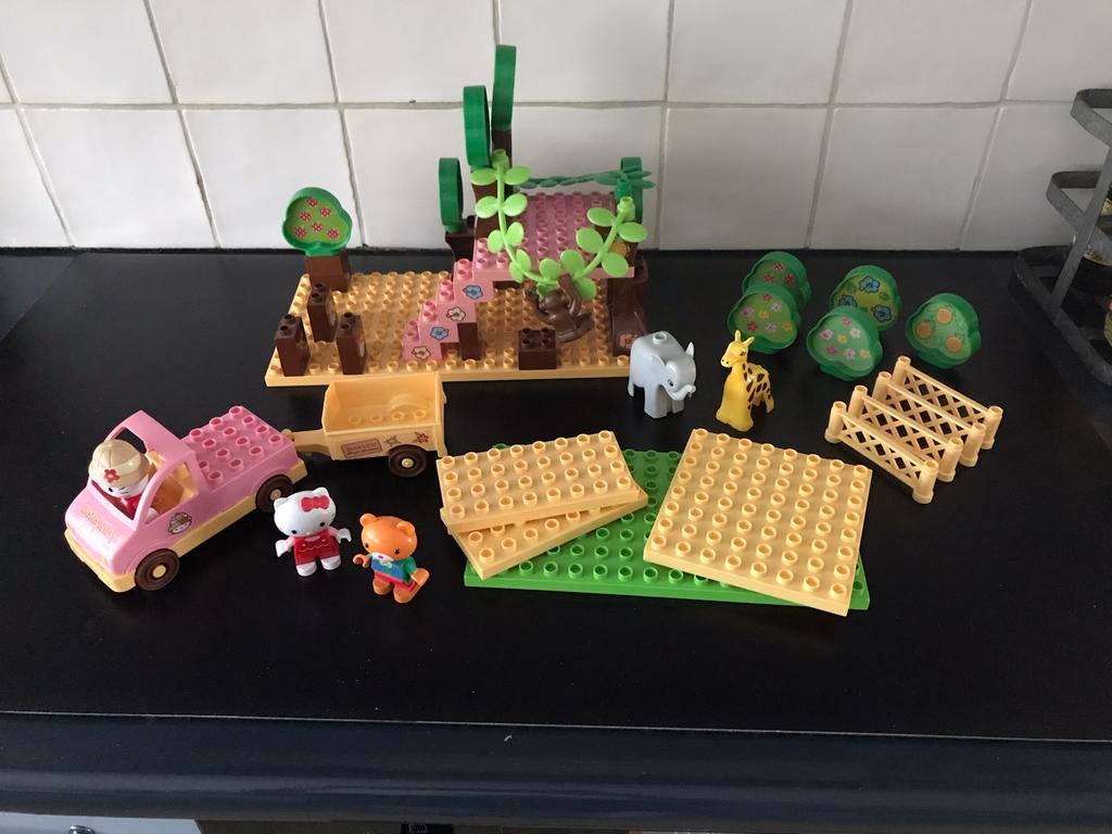Duplo safari Hello Kitty, Ophalen of Verzenden, Gebruikt