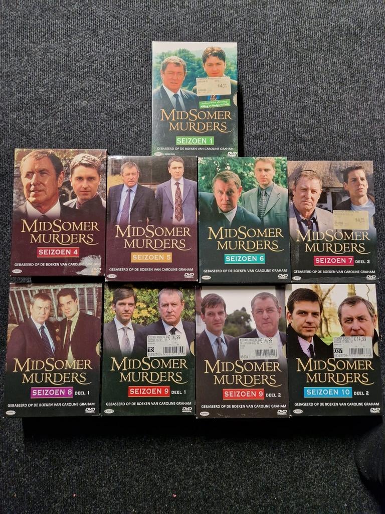 Midsomer Murders - diverse seizoenen, Boxset, Drama, Ophalen of Verzenden, Zo goed als nieuw