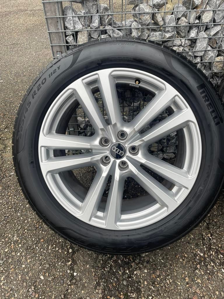 20 inch Audi Q7 velgen 5x112 Origineel + Winterbanden 7,5mm, Auto-onderdelen, 255 mm, Verzenden, Banden en Velgen, Nieuw