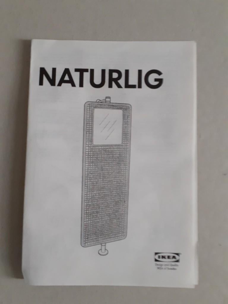 NATURLIG  nieuwe vintage garderobe set ikea, Wandkapstok, Nieuw, Ophalen of Verzenden, 150 tot 200 cm