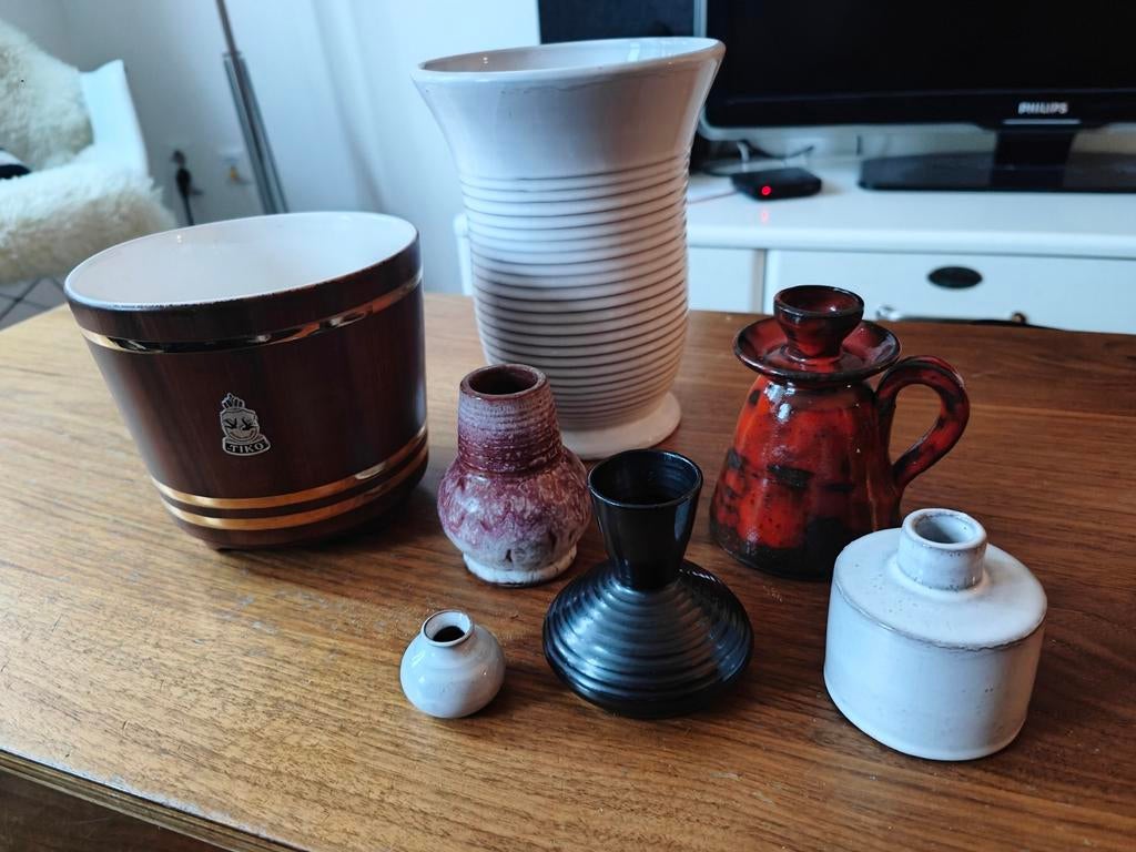 Vintage vazen Nederlands keramiek, Ophalen