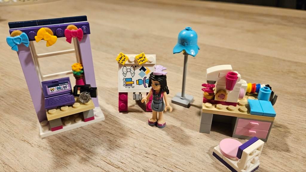 Lego Friends 41115 - Emma's Design Studio, Ophalen of Verzenden, Zo goed als nieuw, Complete set, Lego