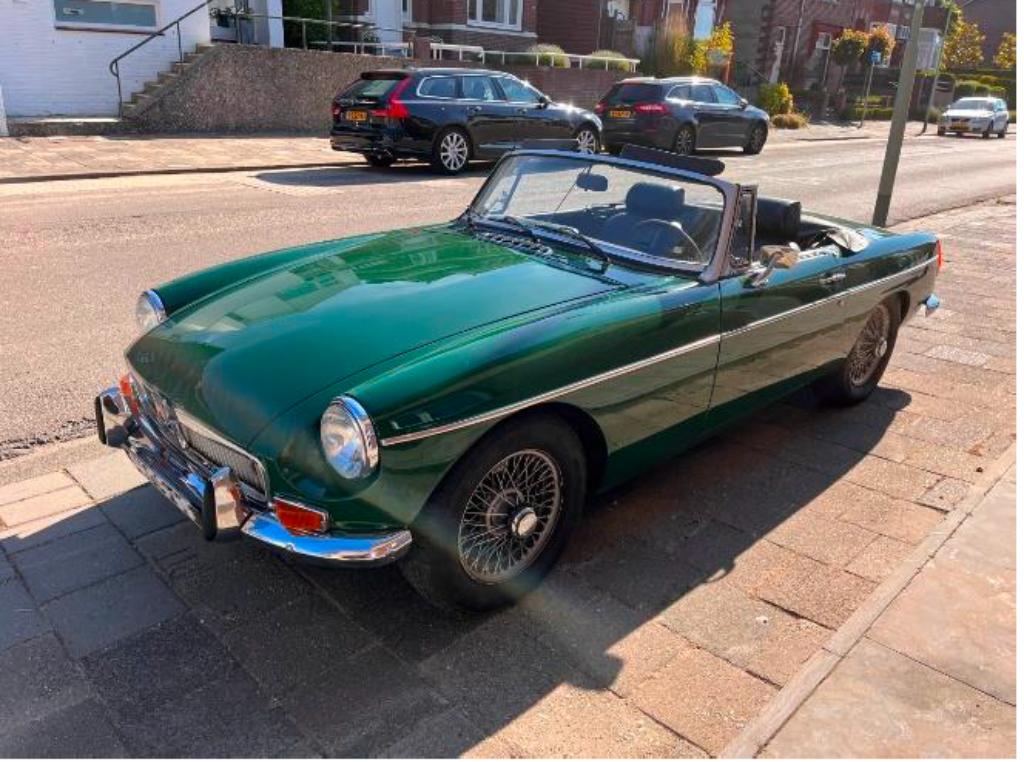 MG *b*b 1.8 Cabriolet 1972 Groen, B, Achterwielaandrijving, Zwart, Cabriolet