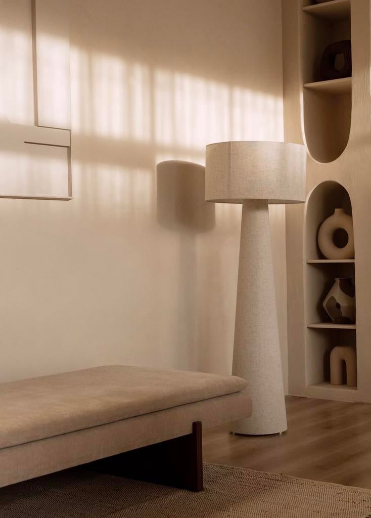 Vloerlamp Pandia off- white - kwantum, Ophalen, Zo goed als nieuw, 150 tot 200 cm