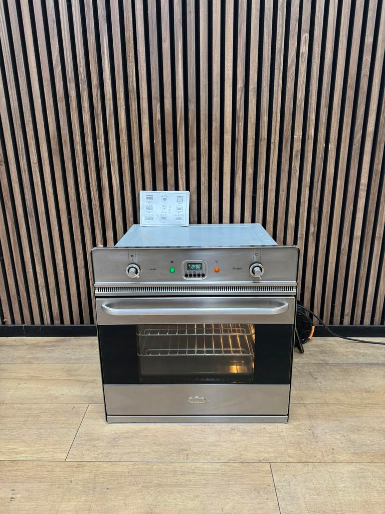 Luxe Rvs Boretti inbouw oven 60 cm (Gratis bezorgen), Oven, Hete lucht, 60 cm of meer, Ophalen of Verzenden