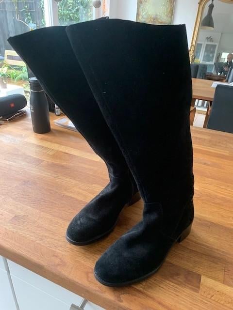 Zwarte suede laarzen, maat 39, Ophalen, Hoge laarzen, Betty London, Zwart