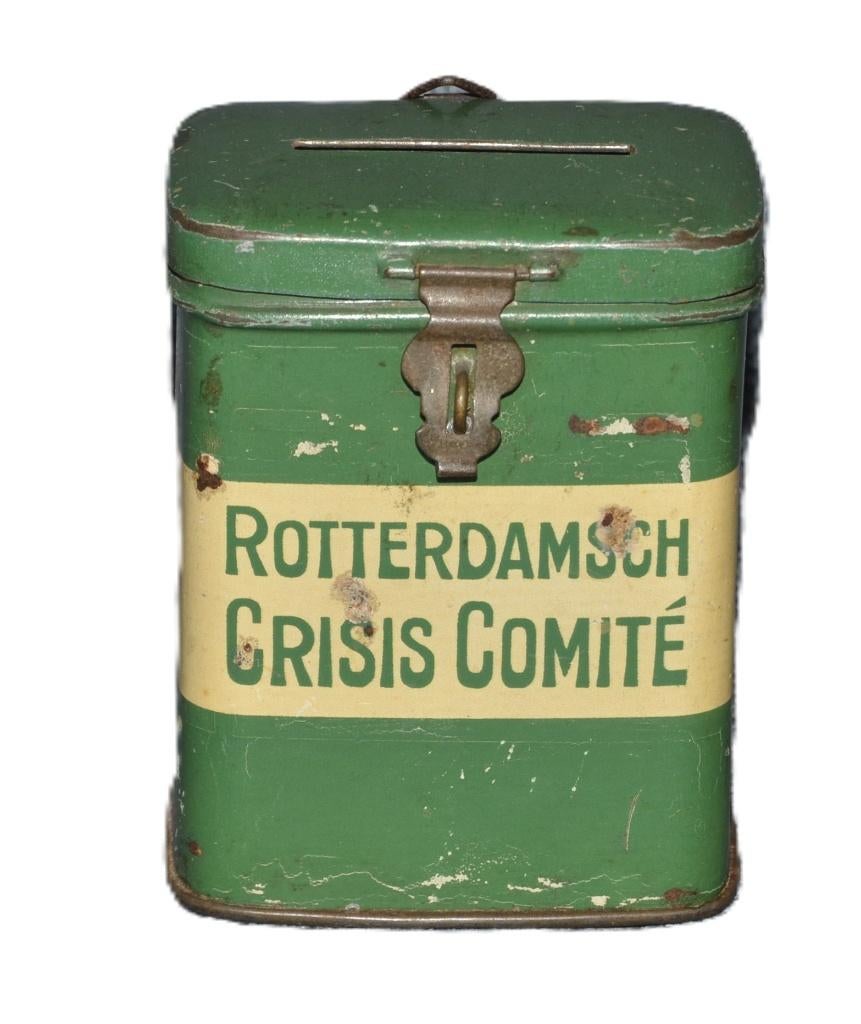 missieblik spaarblik Rotterdams Crisis Comité Rotterdam, Verzamelen, Ophalen of Verzenden, Zo goed als nieuw, Overige