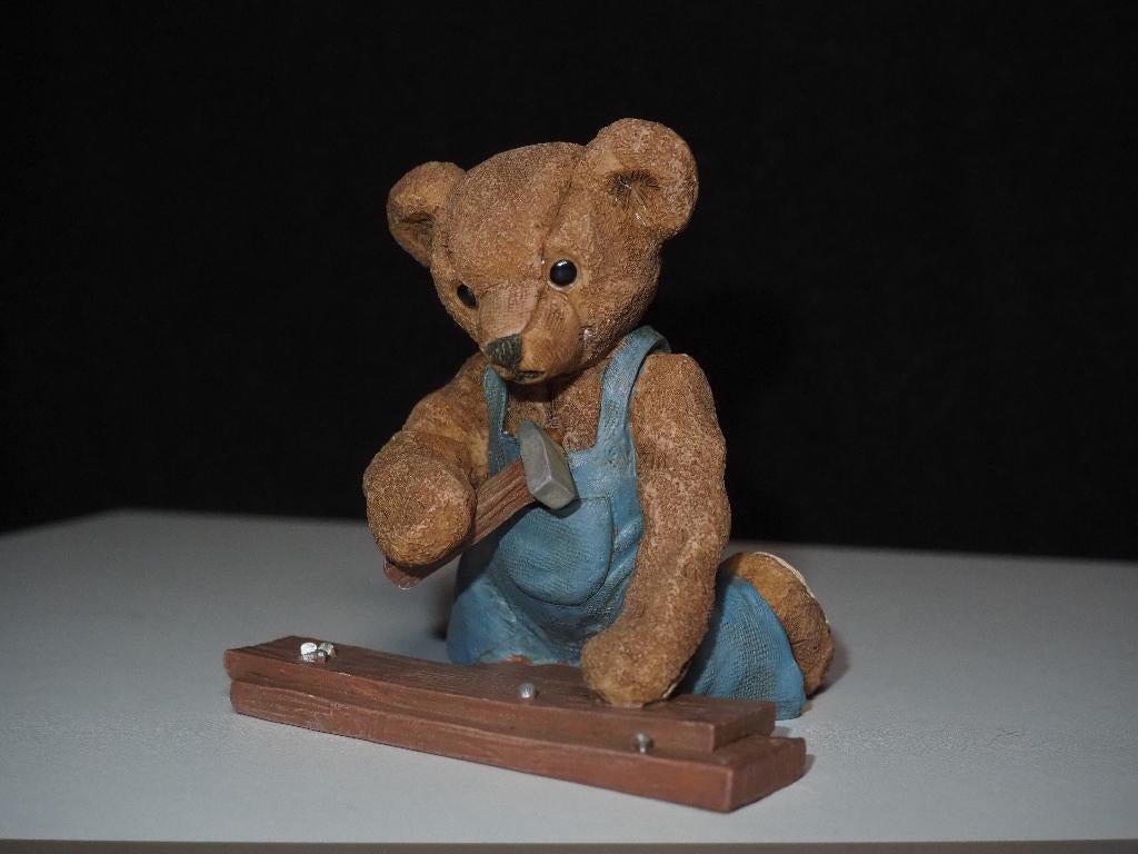 Vintage ceramic teddy bear figurines  Gilde Handwerk, Ophalen of Verzenden, Gebruikt, Beeldje, Overige merken