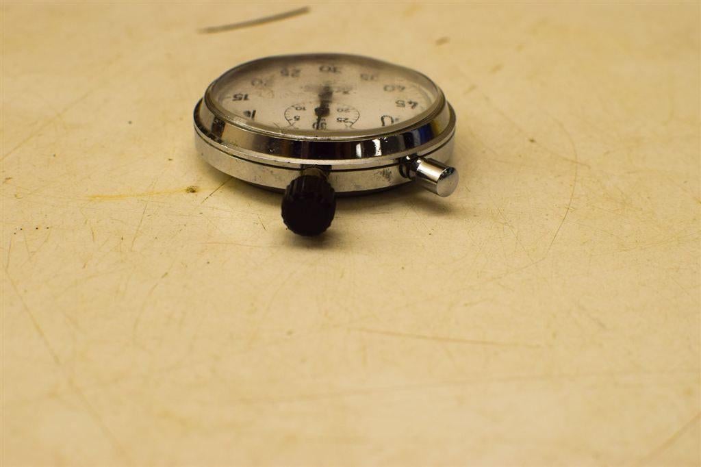 Hanhart Stopwatch 50023, Sieraden, Tassen en Uiterlijk, Horloges | Heren, Ophalen of Verzenden, Gebruikt, Staal, Overige merken